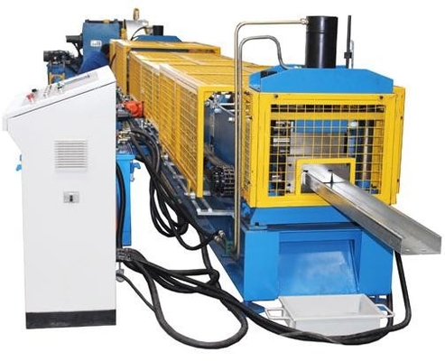 Perçage hydraulique 18 stations C machine de formage de rouleaux de purlin PLC