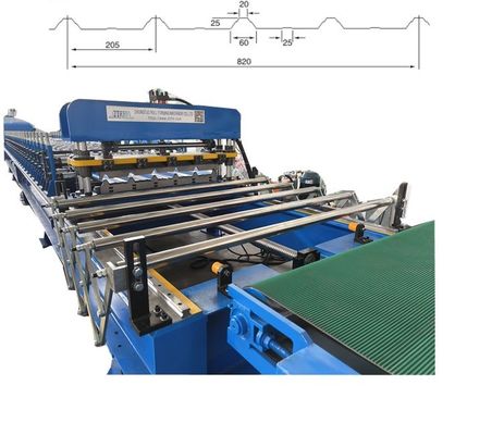 Machine de fabrication de tôles de toiture à grande vitesse et automatique