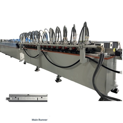 Système de plafond suspendu en acier léger galvanisé T Grille de laminage de machine de formage