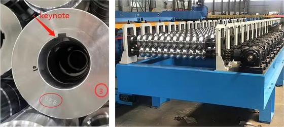 Machine de formage à rouleaux de tôles de toiture en métal ondulé à grande vitesse