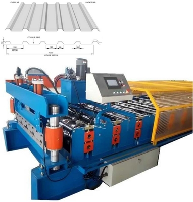 Machine de formage de tôles de toiture de profilés de boîtes métalliques contrôlée par PLC