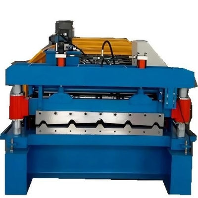 Machine de formage de tôles de toiture de profilés de boîtes métalliques contrôlée par PLC