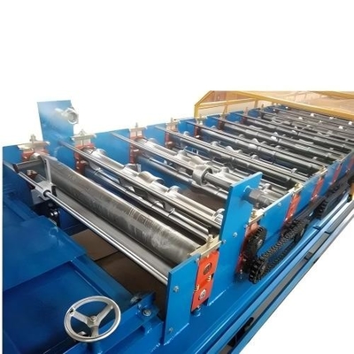Machine de formage de tôles de toiture de profilés de boîtes métalliques contrôlée par PLC