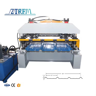 Machine de formage de rouleaux de revêtement de toit à haute vitesse et de haute qualité