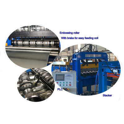 Machine de fabrication de revêtements de toit en acier pour la construction de structures en acier