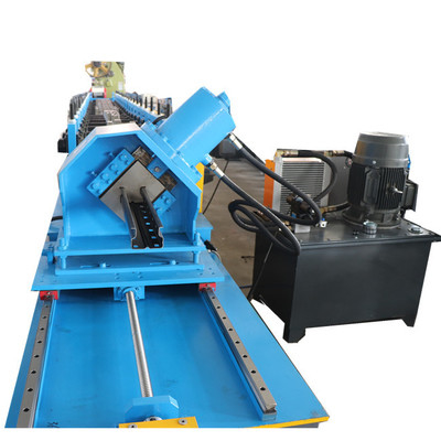 Machine de formage de rouleaux de panneaux de rangement avancée pour racks verticaux avec systèmes de perçage et de coupe