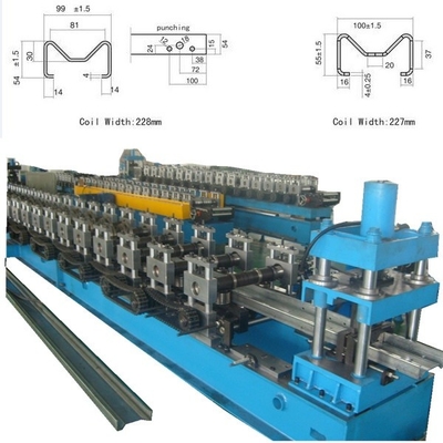 La gamme complète de la machine de formage de rouleaux de purlins structurels avec changement automatique motorisé de hauteur et de largeur
