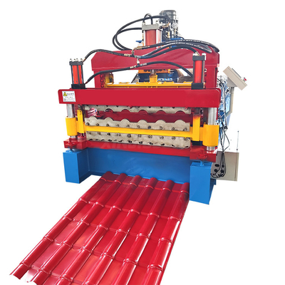 Machine de fabrication de tôles de toiture galvanisées à double couche
