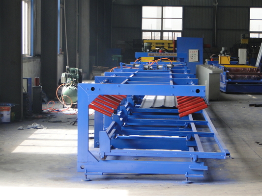6m/8m/10m/12m longueur ligne de découpe de métal machine d'empilage automatique pour le transport d'entrepôt