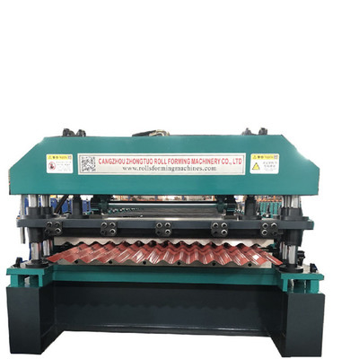 Roofing professionnel circulaire machine à laminer en tôle ondulée paramètres précis haute durabilité