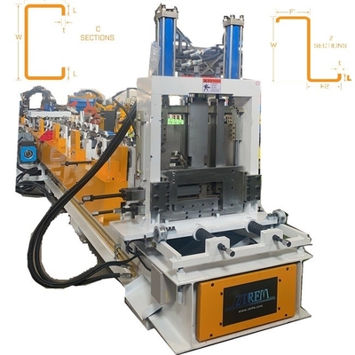 Machine de formage à laminage à l'aide d'une ligne de roulement intelligente CZ après coupure avec trous de perçage personnalisés