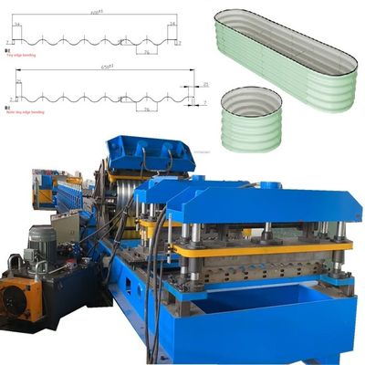 Machine de formage à rouleaux à profilés de lits de jardin élevés
