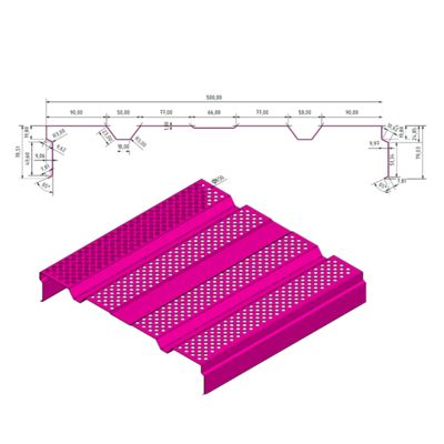 Machine de formage de profilés de panneaux de barrière acoustique