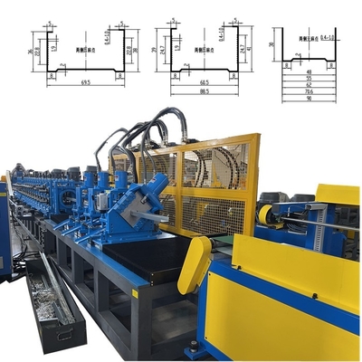 Machine de formage de profilés de montants et rails de cloison sèche, 70 m/min, entièrement automatique