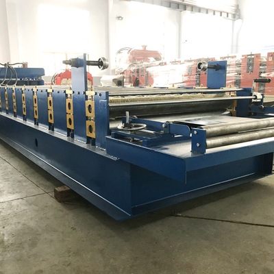 Tuile vitrée par toit d'aluminium du matériau de construction 800 faisant machine le plancher couvrir le petit pain formant la machine