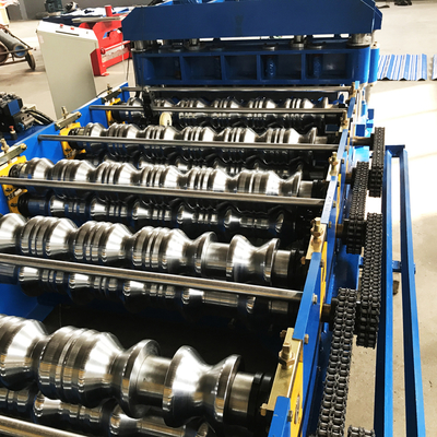 Le petit pain vitré par toit de toit de tuile en métal formant la machine a ridé la tôle d'acier BV/GV