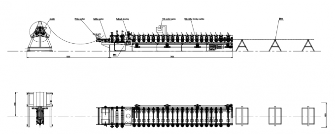 Roulement linéaire de panneau de couture de position de serrure de l'individu 680 formant l'écoulement de fonctionnement de machine